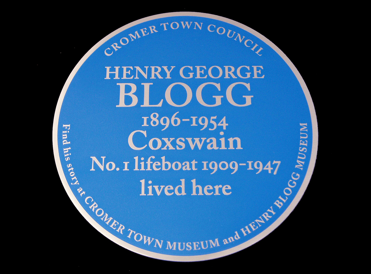 Blue Wall Plaque